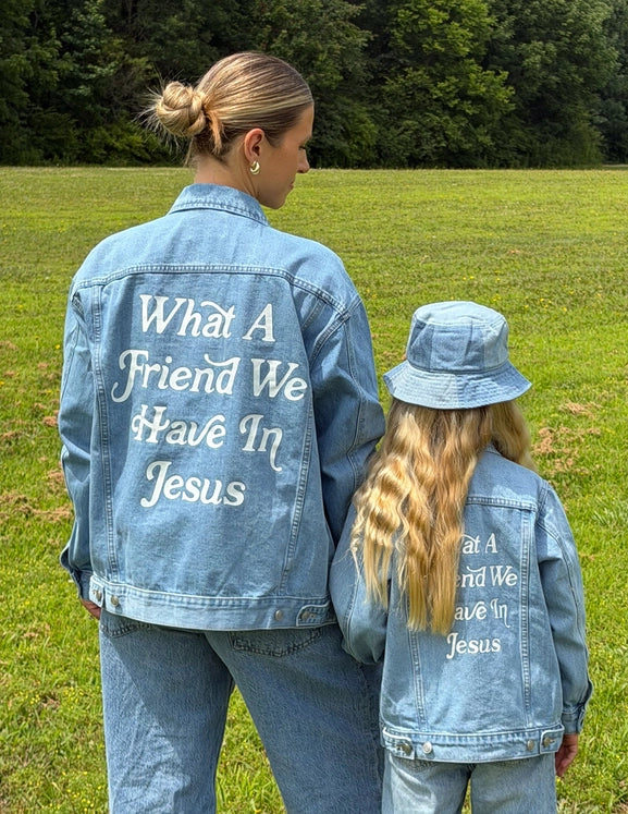 What A Friend in Jesus Kids Denim Jacket