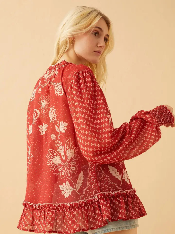 Yara Dina Blouse Top